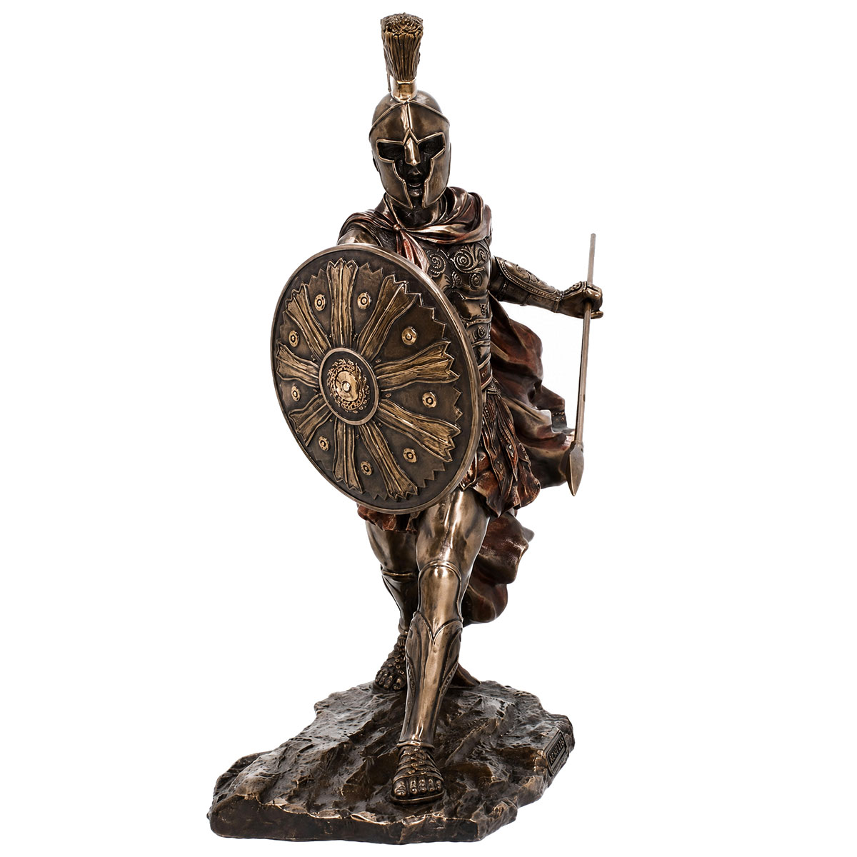 Statue Achille en r�sine aspect bronze 28,5 cm
