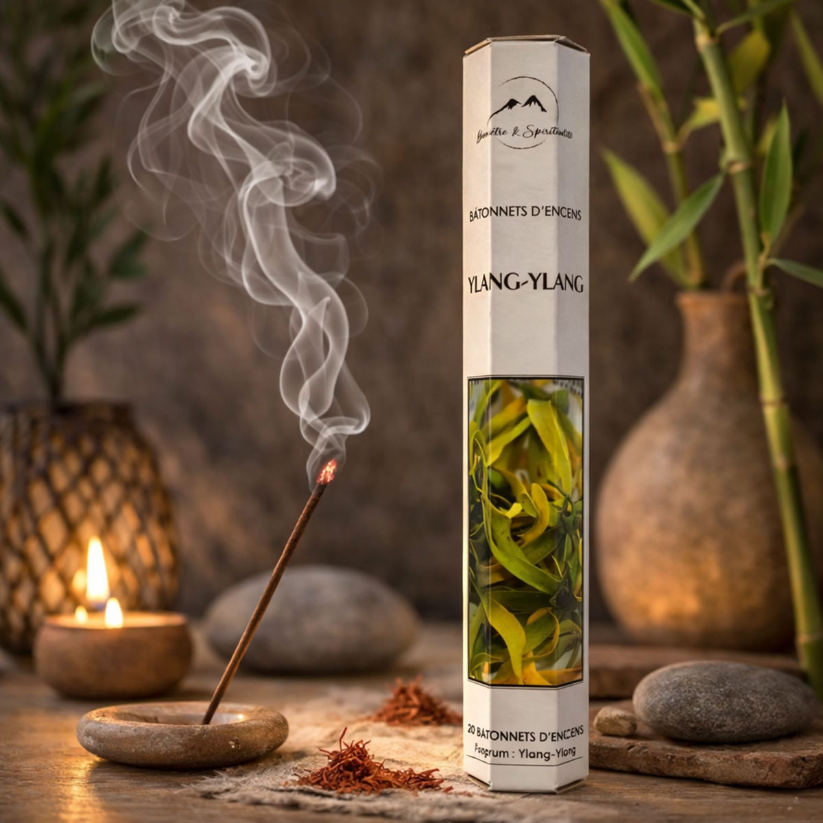 Bo�te de 20 b�tonnets d'encens Ylang-Ylang