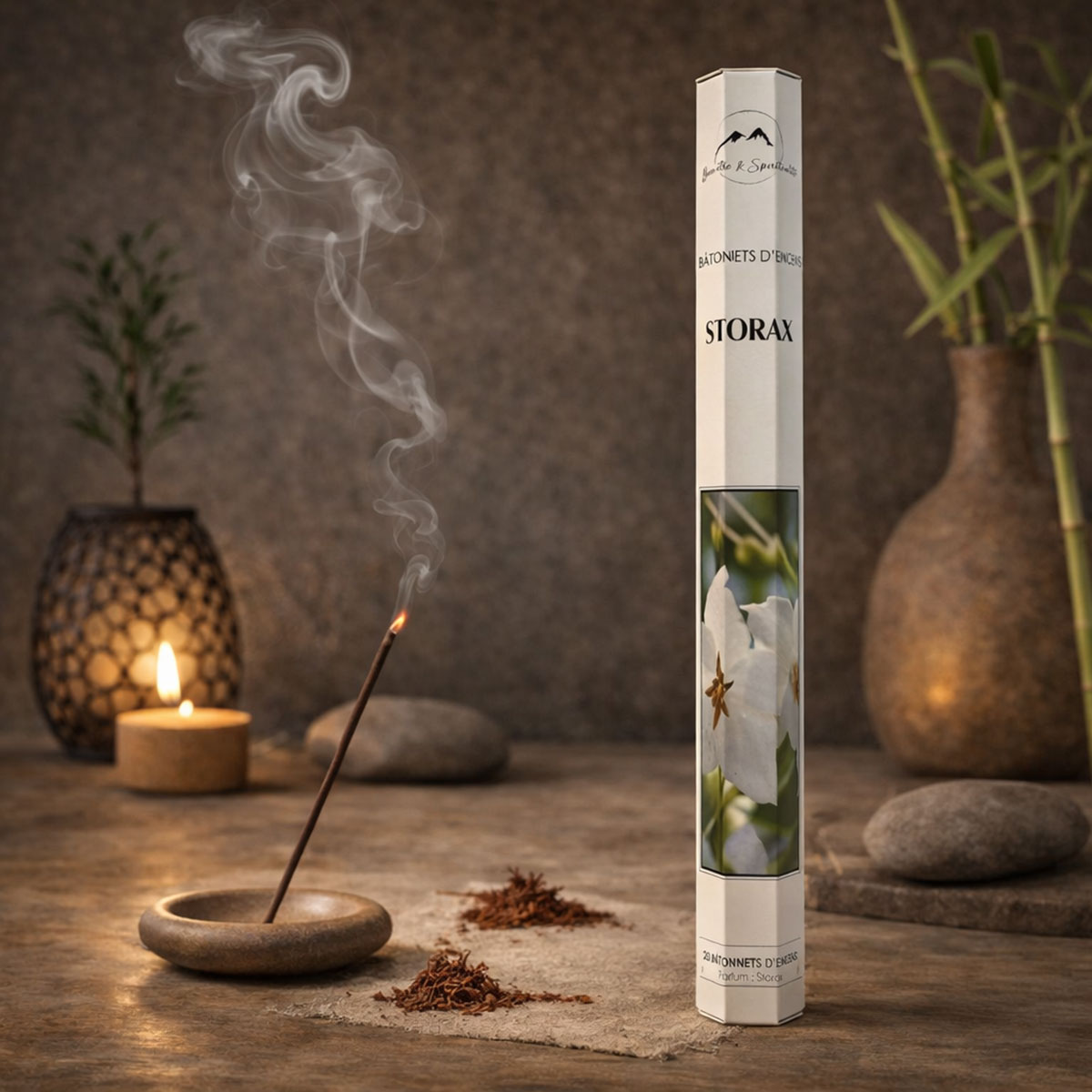 ✨ Encens Storax � Bo�te de 20 b�tonnets � Fabrication ind
