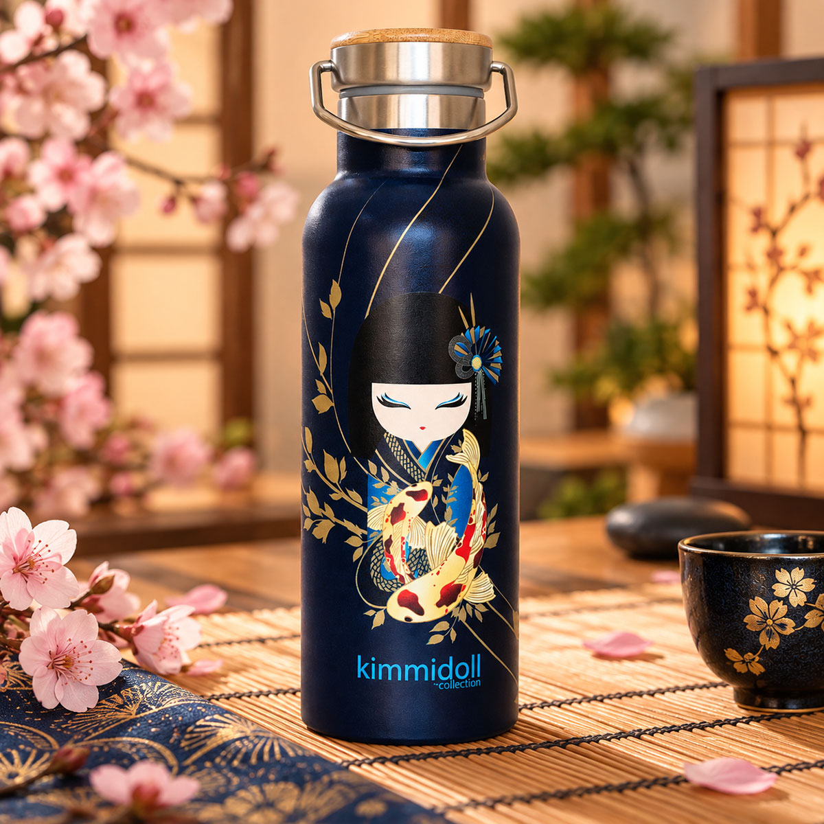 Bouteille isotherme Kimmidoll Rikiyo 500 ml carpe ko�