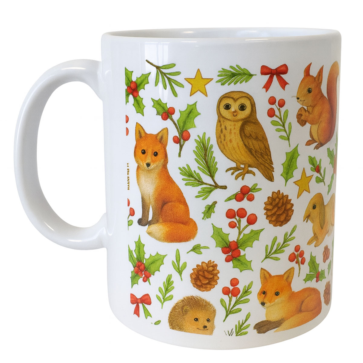 Mug animaux de la fort  Collection Nol - 325 ml