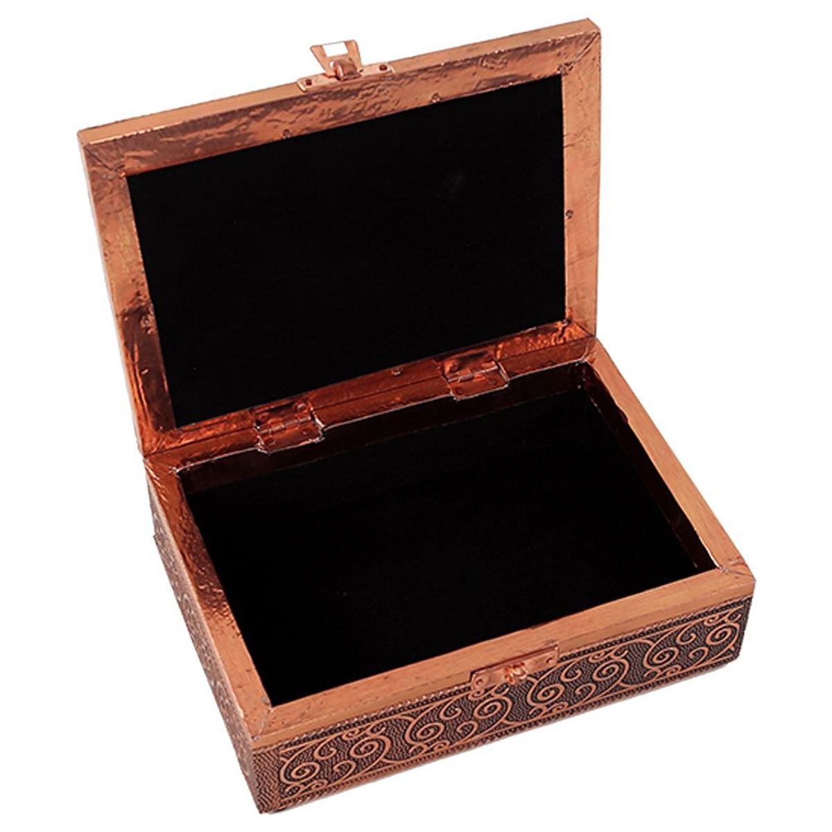 Boite pour tarots Lotus couleur cuivre 18 cm