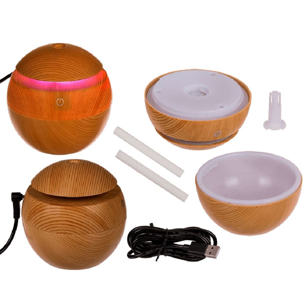 Diffuseur Huiles essentielles - Lumineux variation de couleurs