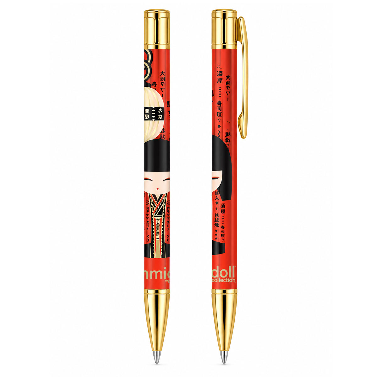 Stylo bille Kimmidoll Yukina Guidance r�tractable � 14 cm