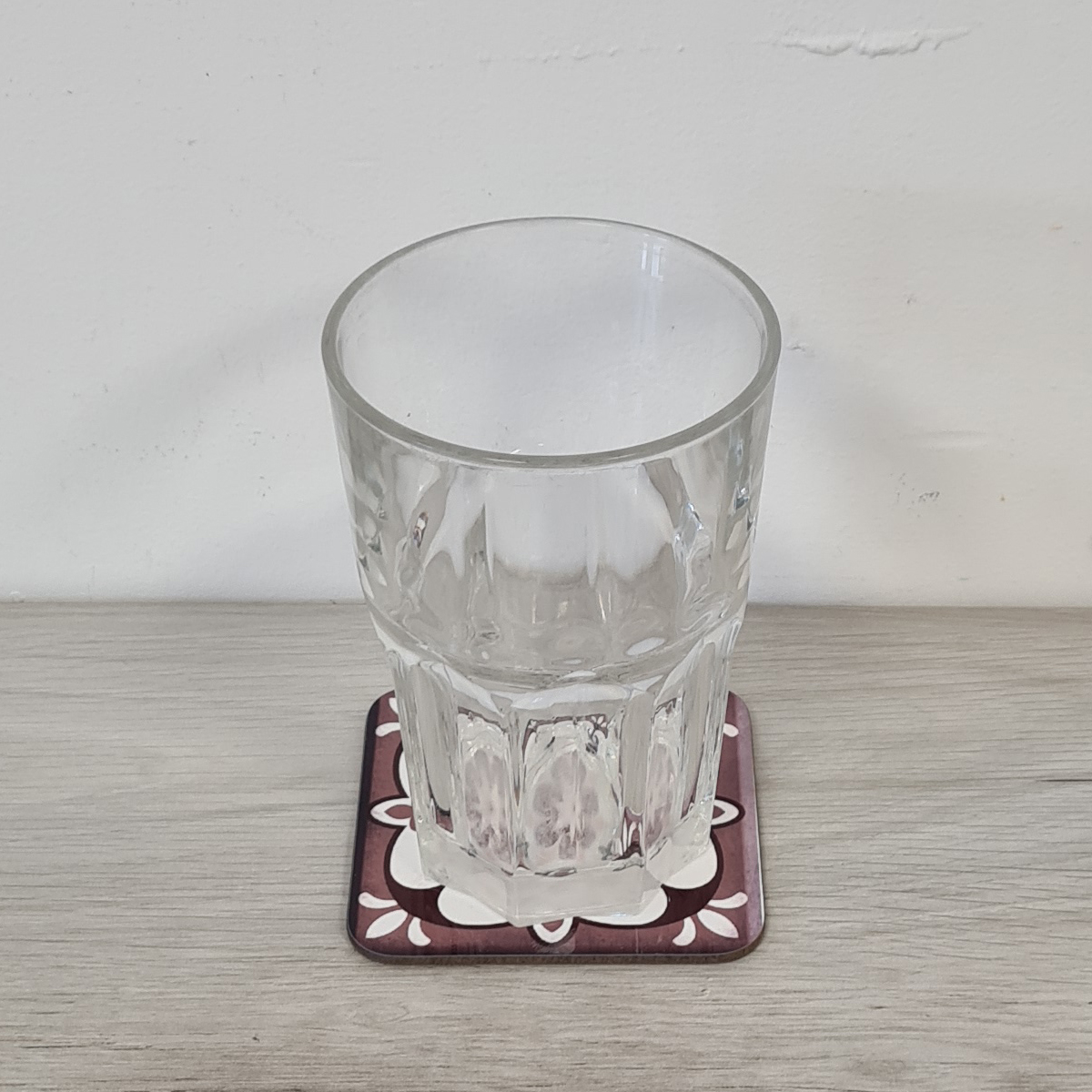 Dessous de verres Carrs de ciment by Cbkreation par 4