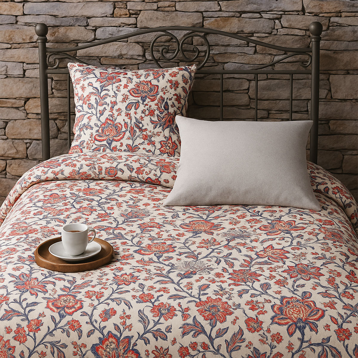 Housse de Couette Valdrome Colombe 260 x 240 cm - cru