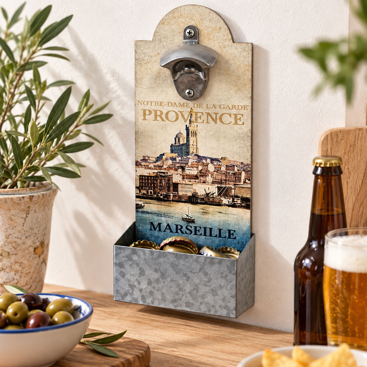 D�capsuleur Marseille Notre-Dame de la Garde 30 cm