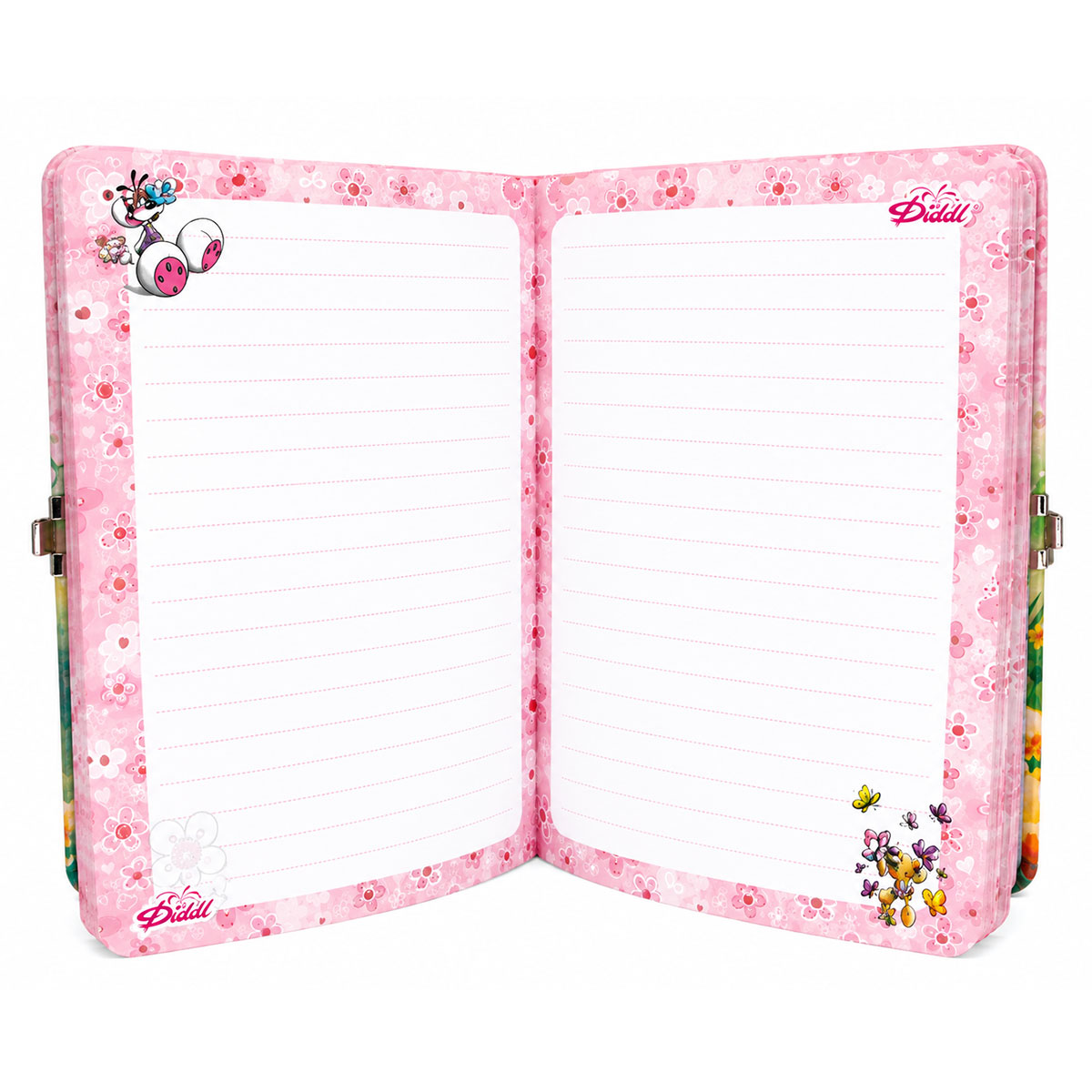 Carnet secret Diddl avec cadenas et cl�s
