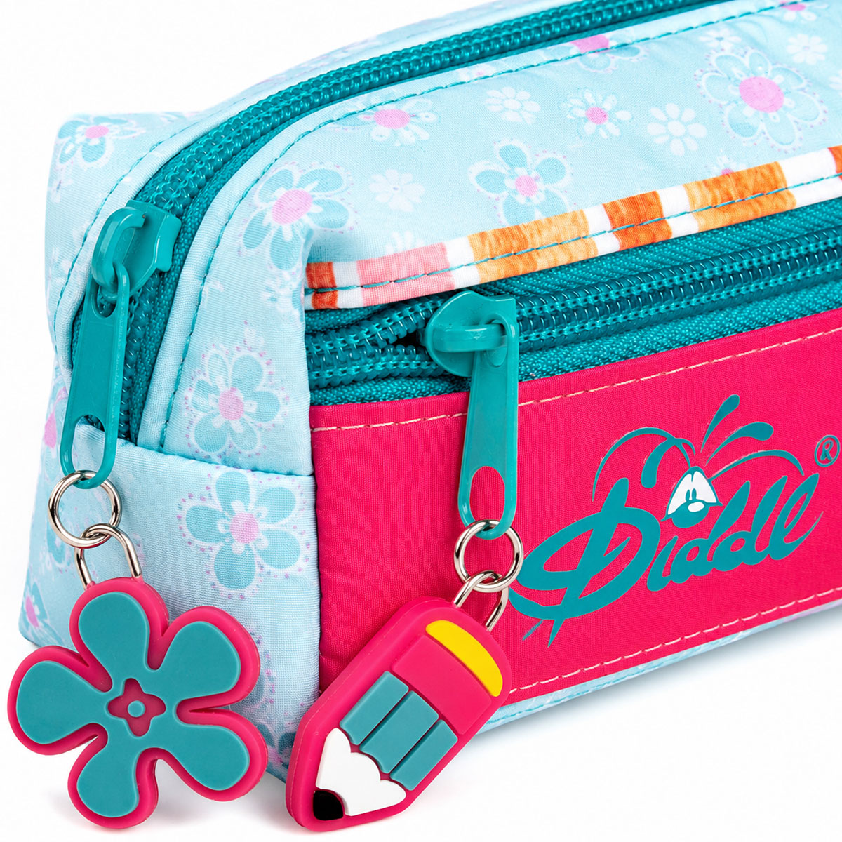 Trousse Scolaire Diddl Bleue 2 Compartiments Officielle