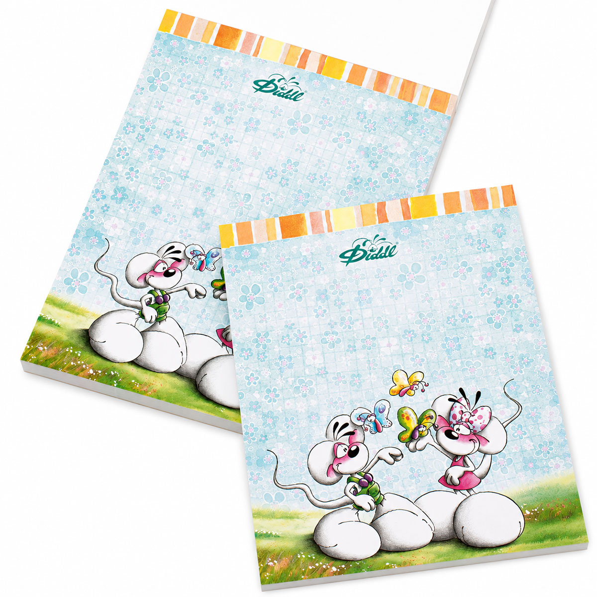 Bloc-notes parfum� Diddl format A5 � Diddl et Diddlina