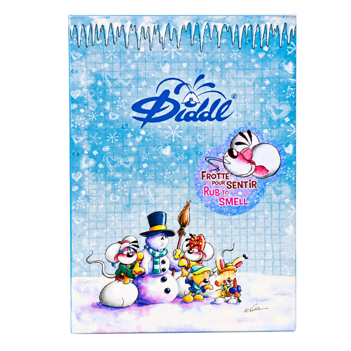 Bloc-notes Diddl hiver parfum� A5 � 1 seul carnet al�atoire