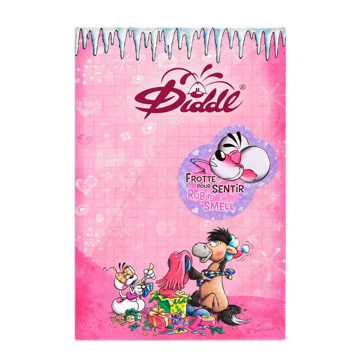 Bloc-notes Diddl hiver parfum� A6 � 1 seul carnet al�atoire