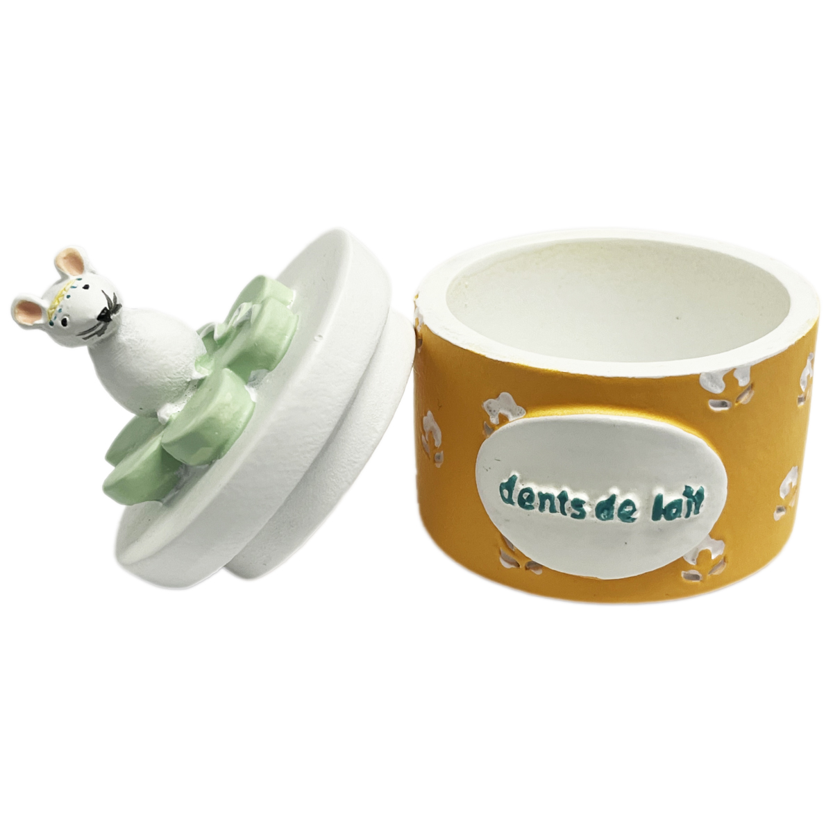 Boite  dents de lait Armand - Souris et Fleur - Orange