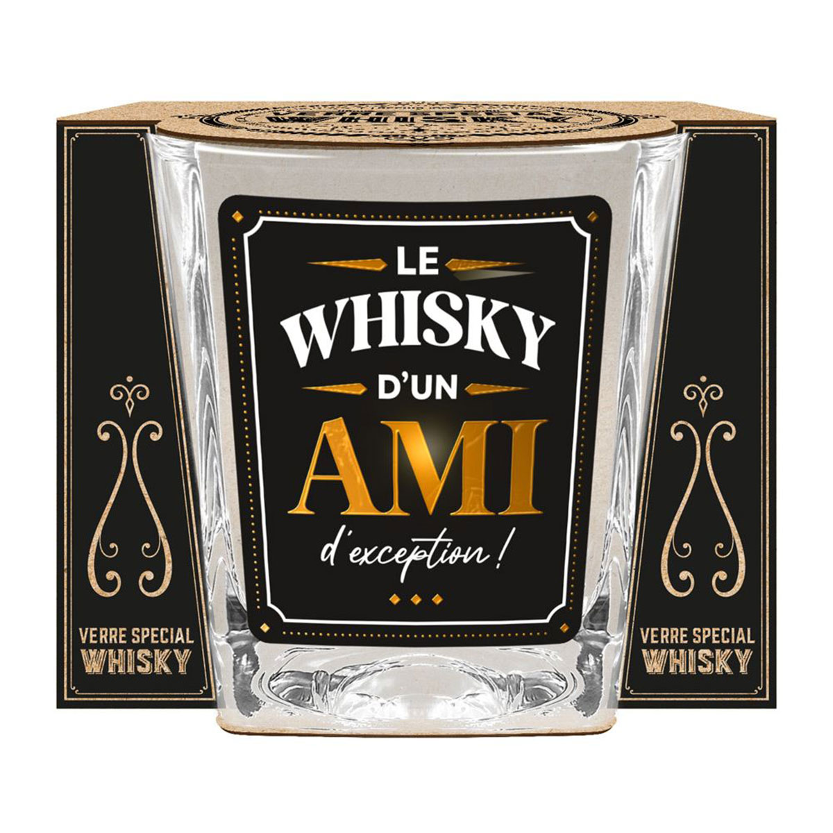Verre � whisky � Le Whisky d'un Ami d'Exception � 9 cm