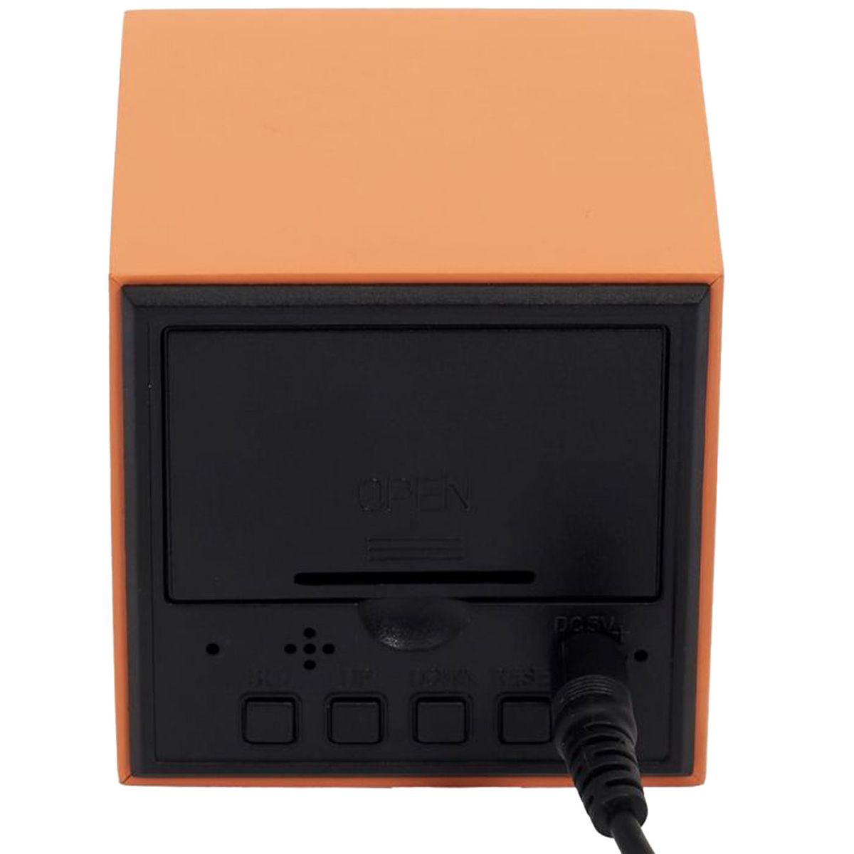 Rveil cube color bloc Orange