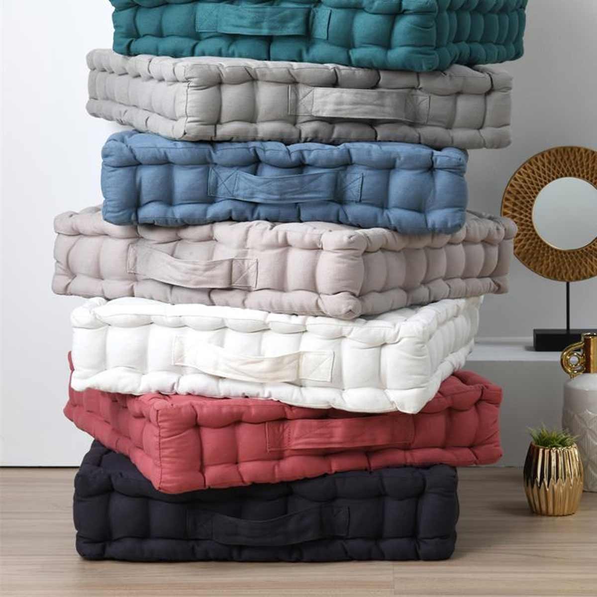 Coussin de Sol Oxford Grenache  40 cm