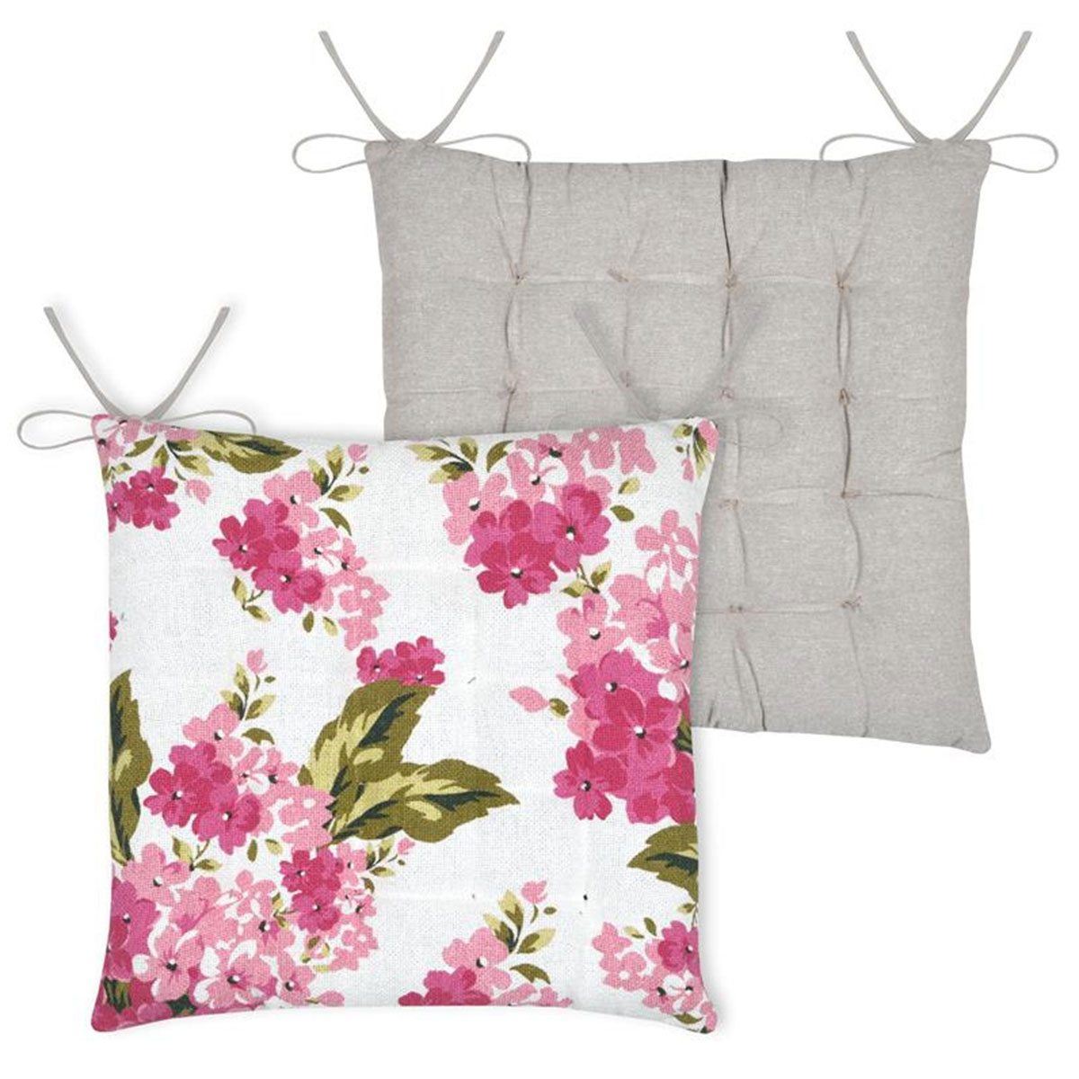 Galette de Chaise Printemps Rose 38 � 38 cm