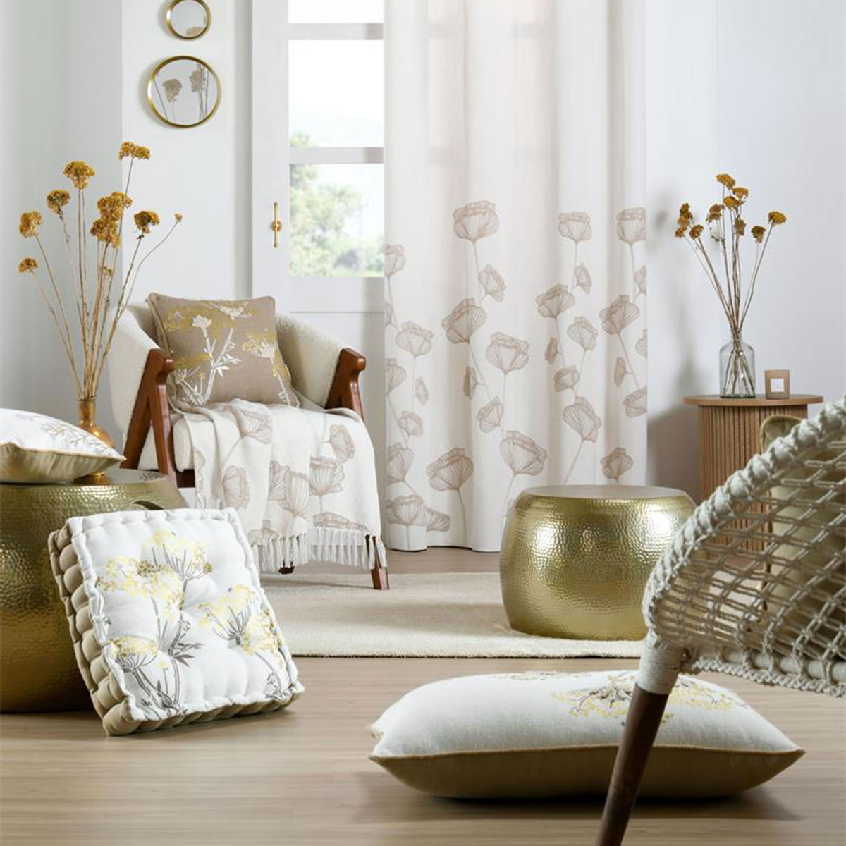 Coussin de sol Oriana  40 cm