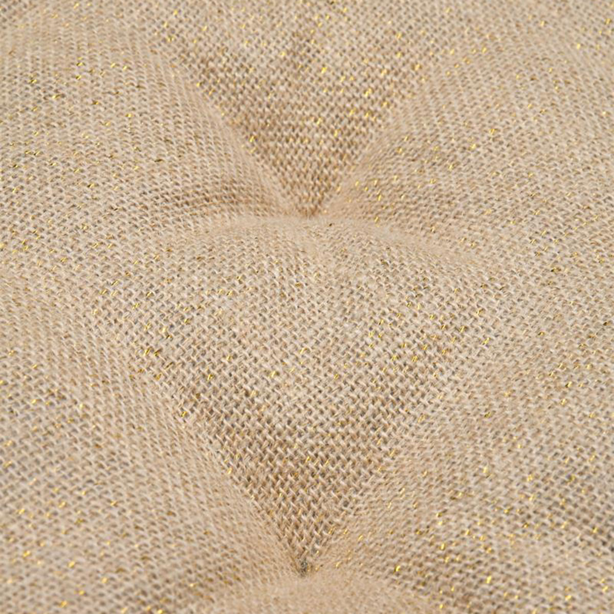 Coussin de sol carr� en jute naturel 45 x 45 cm