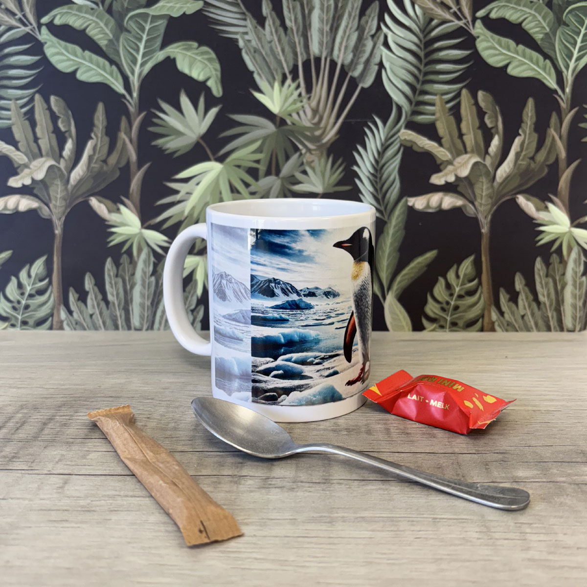 Mug Pingouin sur la Banquise 350 ml par CBKreation