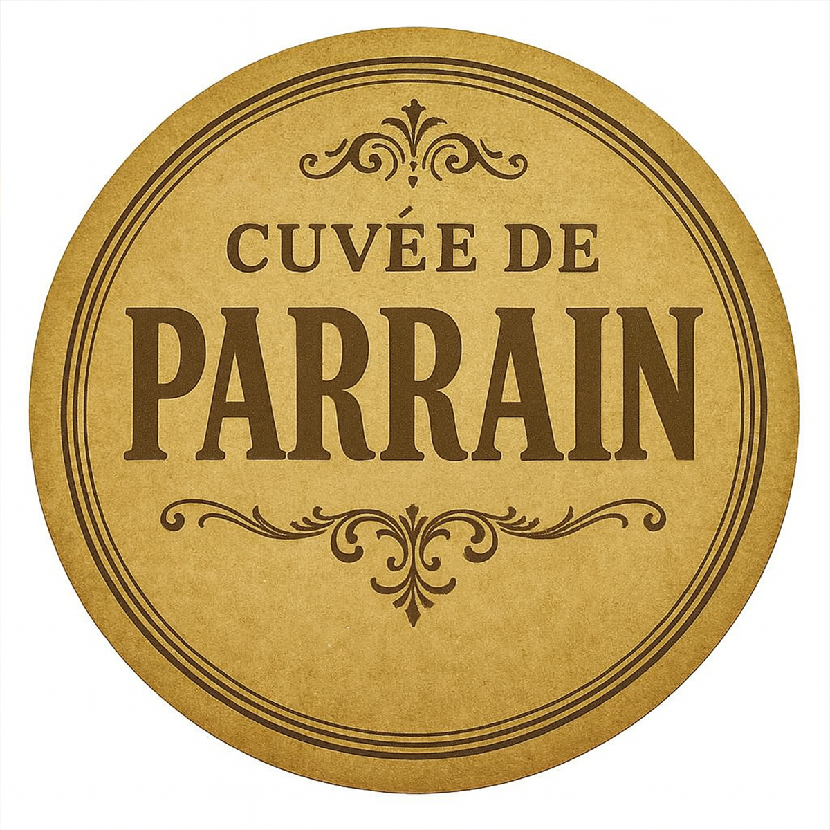 Verre avec sous-verre cuve de parrain  CBKration