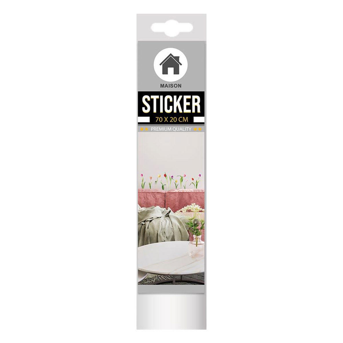 Sticker mural tulipes color�es