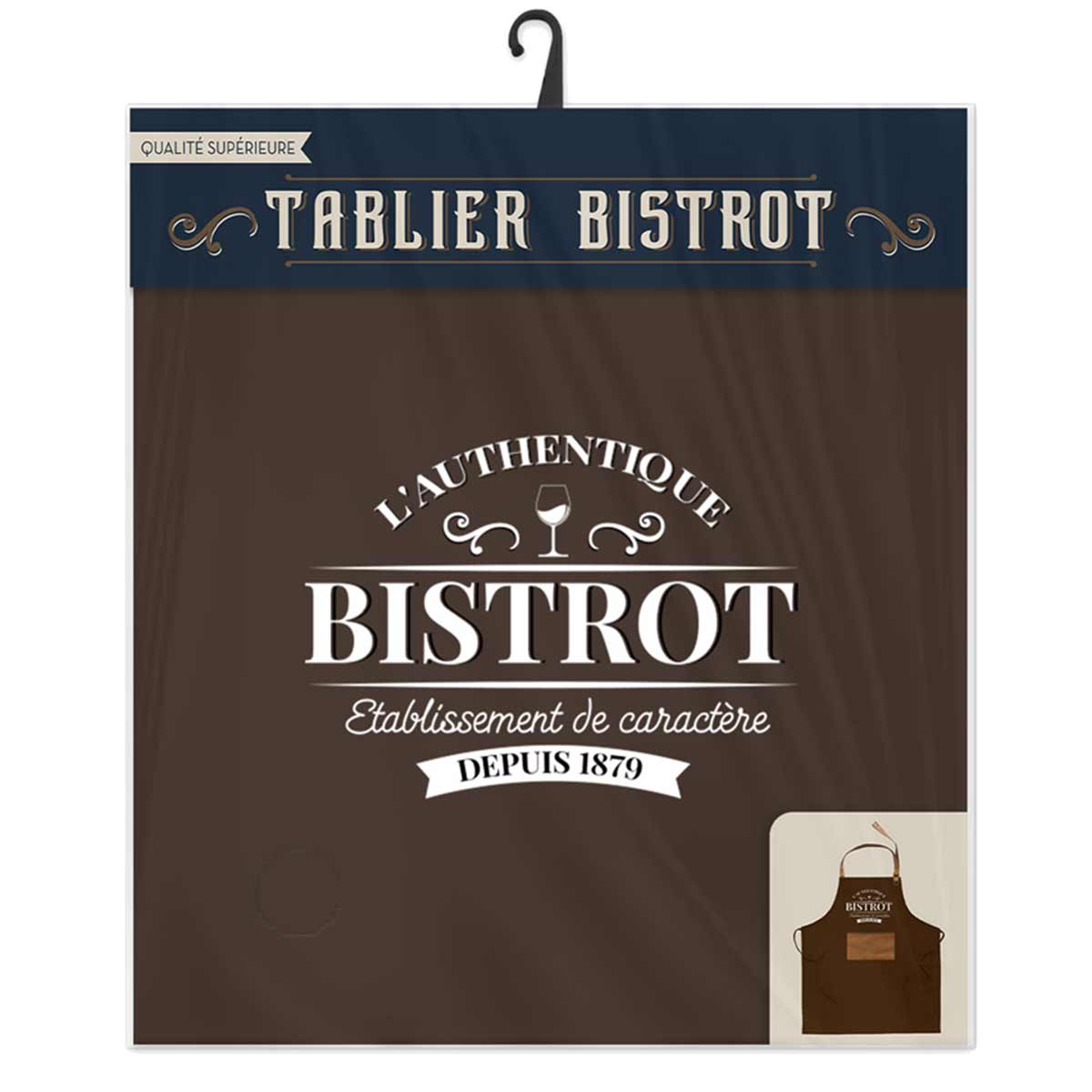 Tablier adulte en coton Authentique bistrot