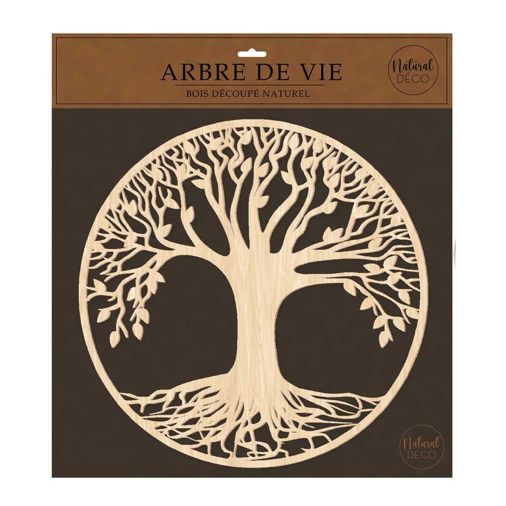 D�coration murale Arbre de Vie en bois 60 cm