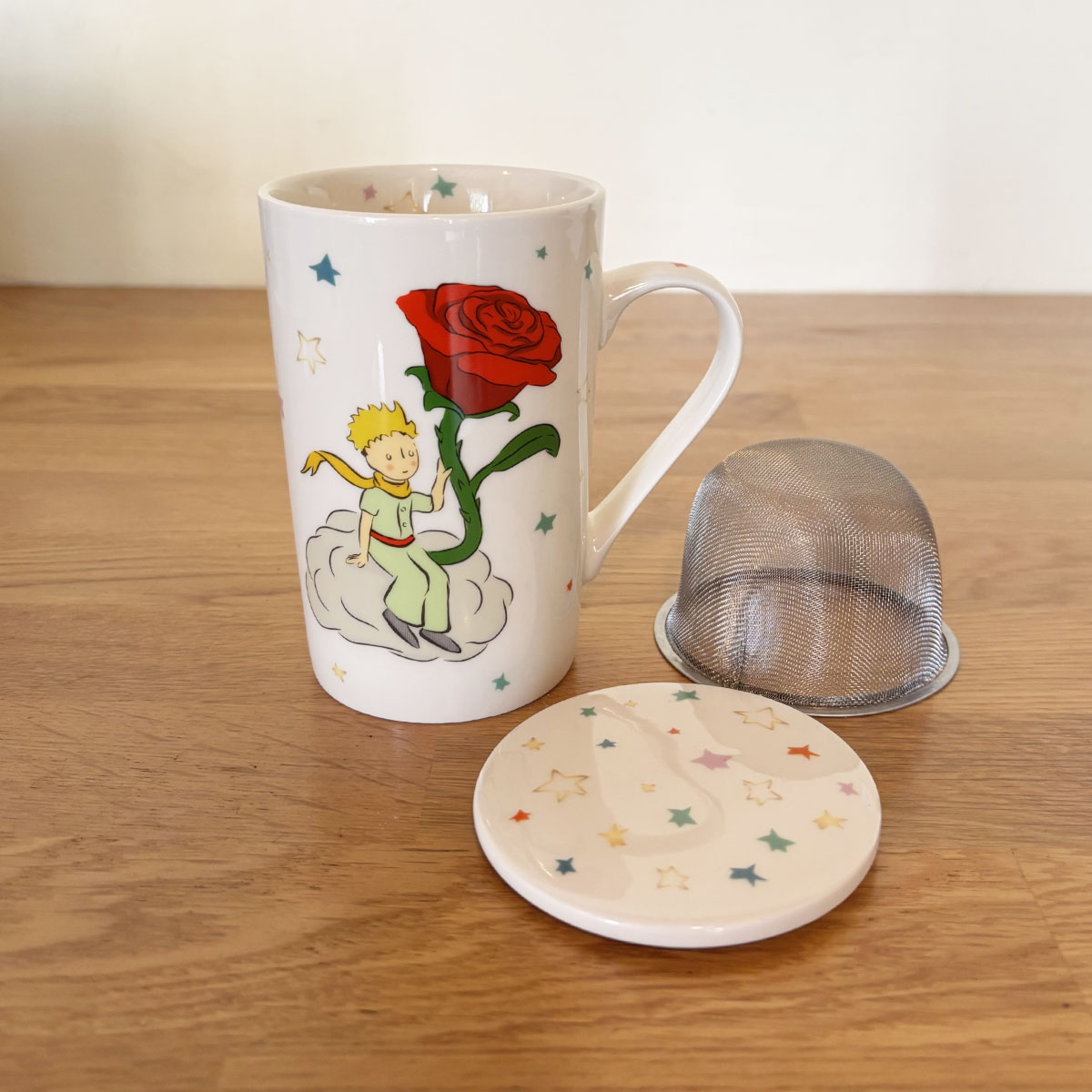 Tisanire en Porcelaine  Le Petit Prince et la Rose 435 ml