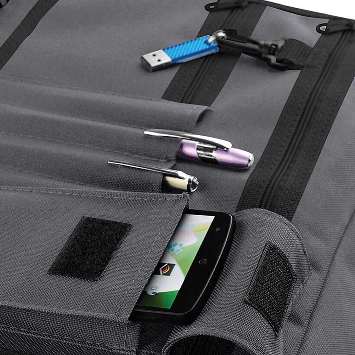 Sac messager r�tro gris Bag Base