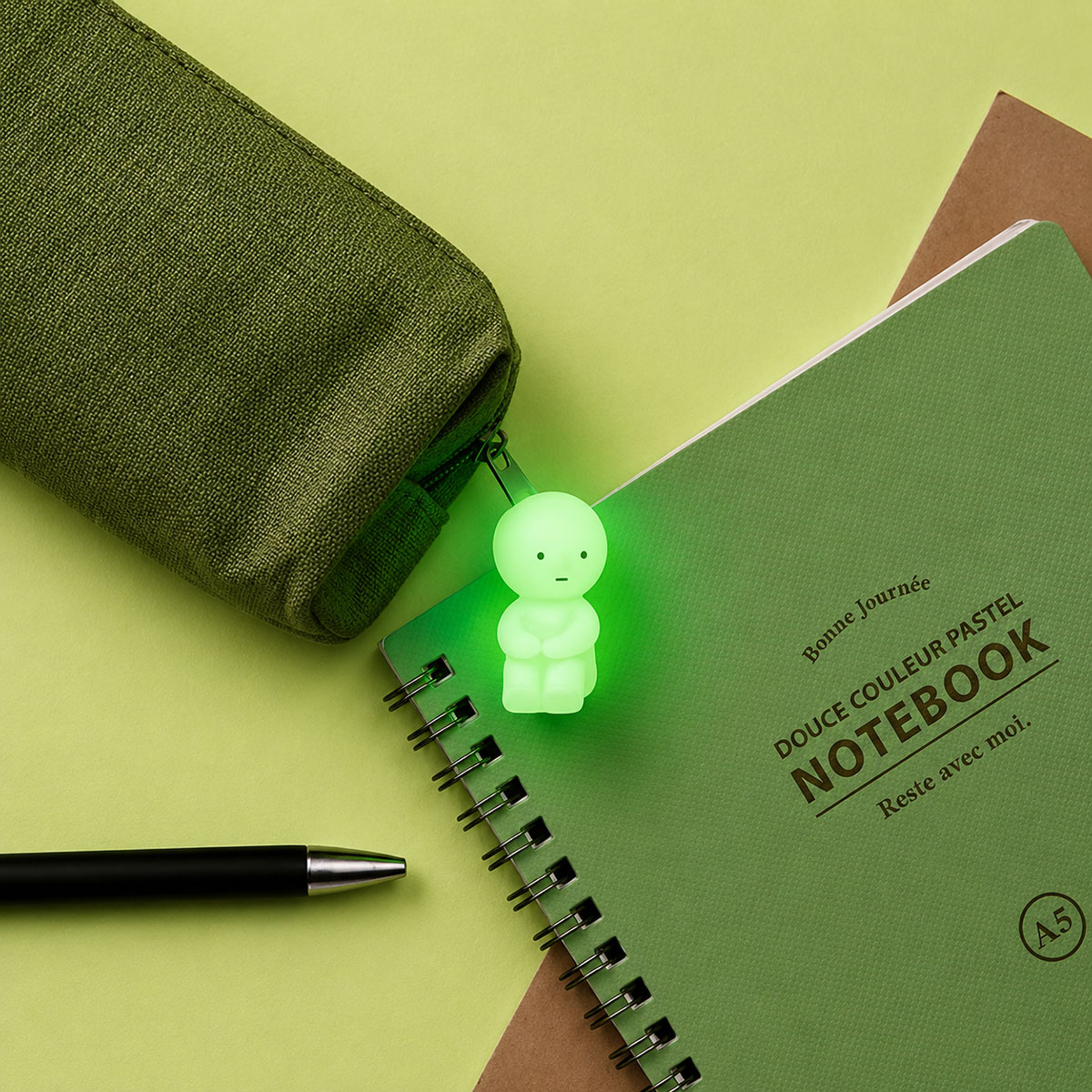 Mini Figurine Smiski Lumineuse pour Fermeture �clair