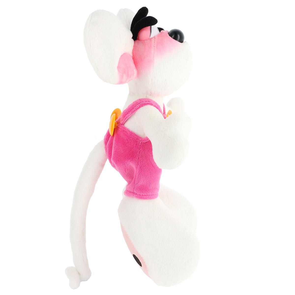 Peluche Diddl en salopette rose  30 cm