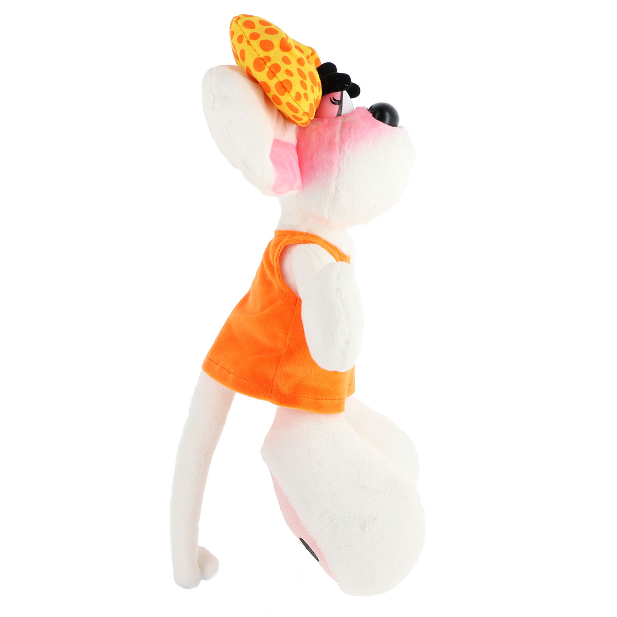 Peluche Diddlina en robe orange  30 cm