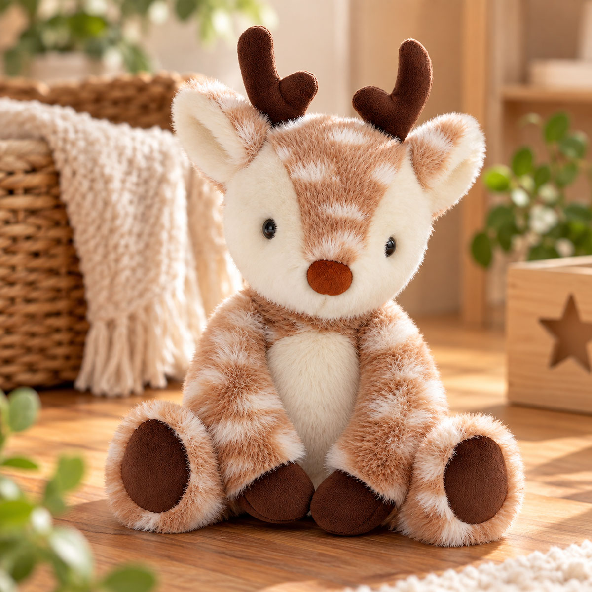 Peluche petit daim Keel Toys Enchanted World 25 cm