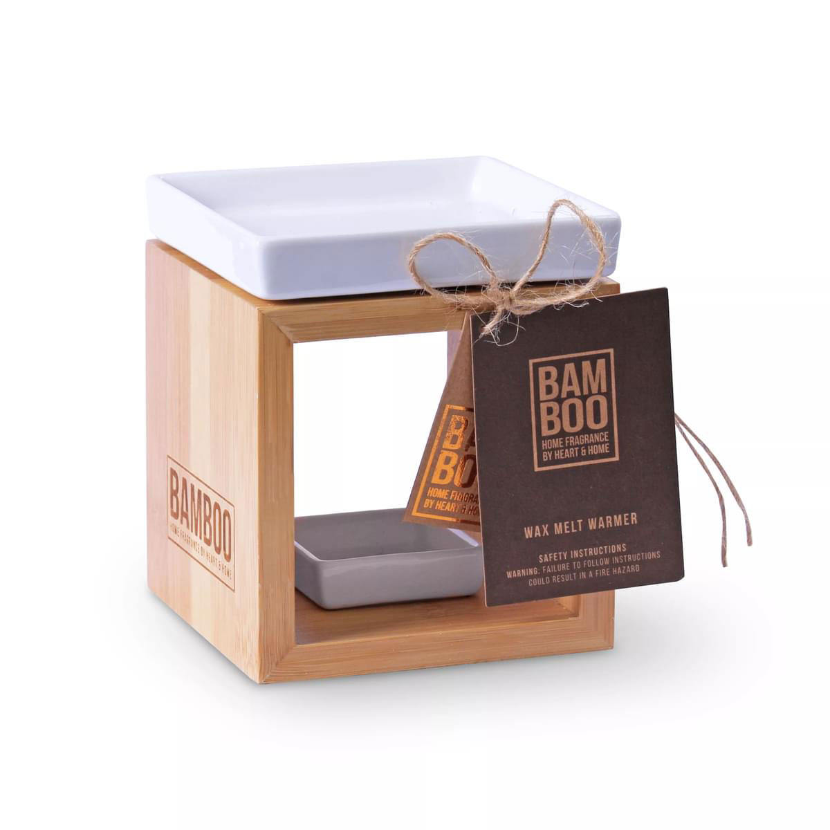 Diffuseur pour galet de cire parfume Heart and Home Naturel