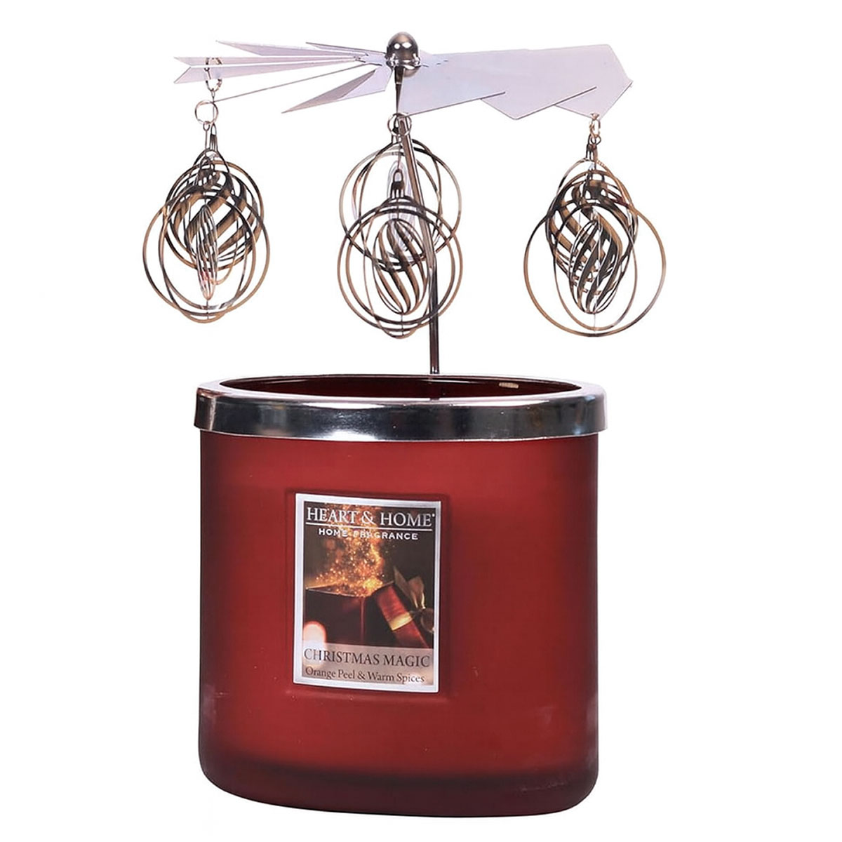 Bougie Carrousel 2 Mches  Magie de Nol  Heart and Home