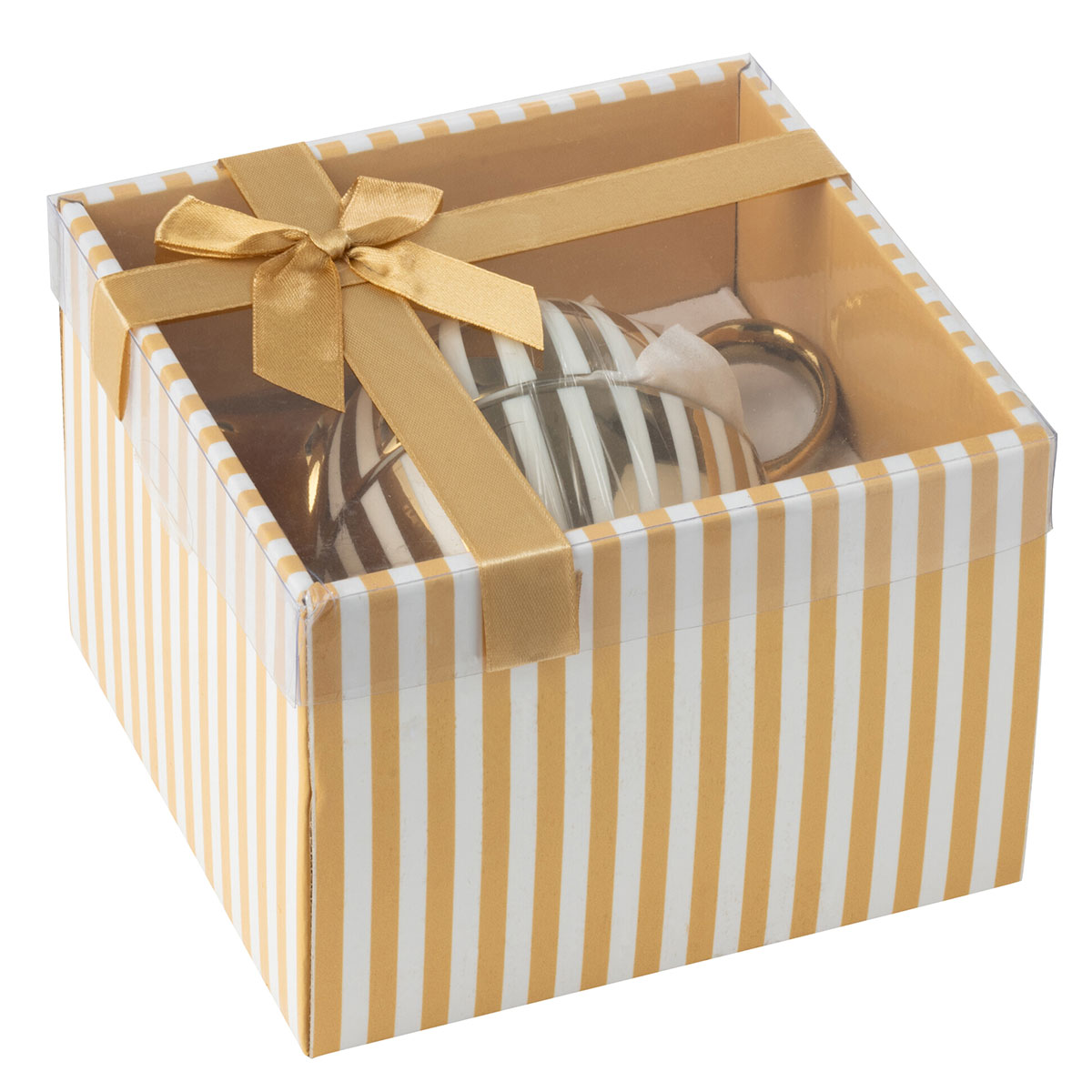 Thire goste ligne dor et blanc en porcelaine