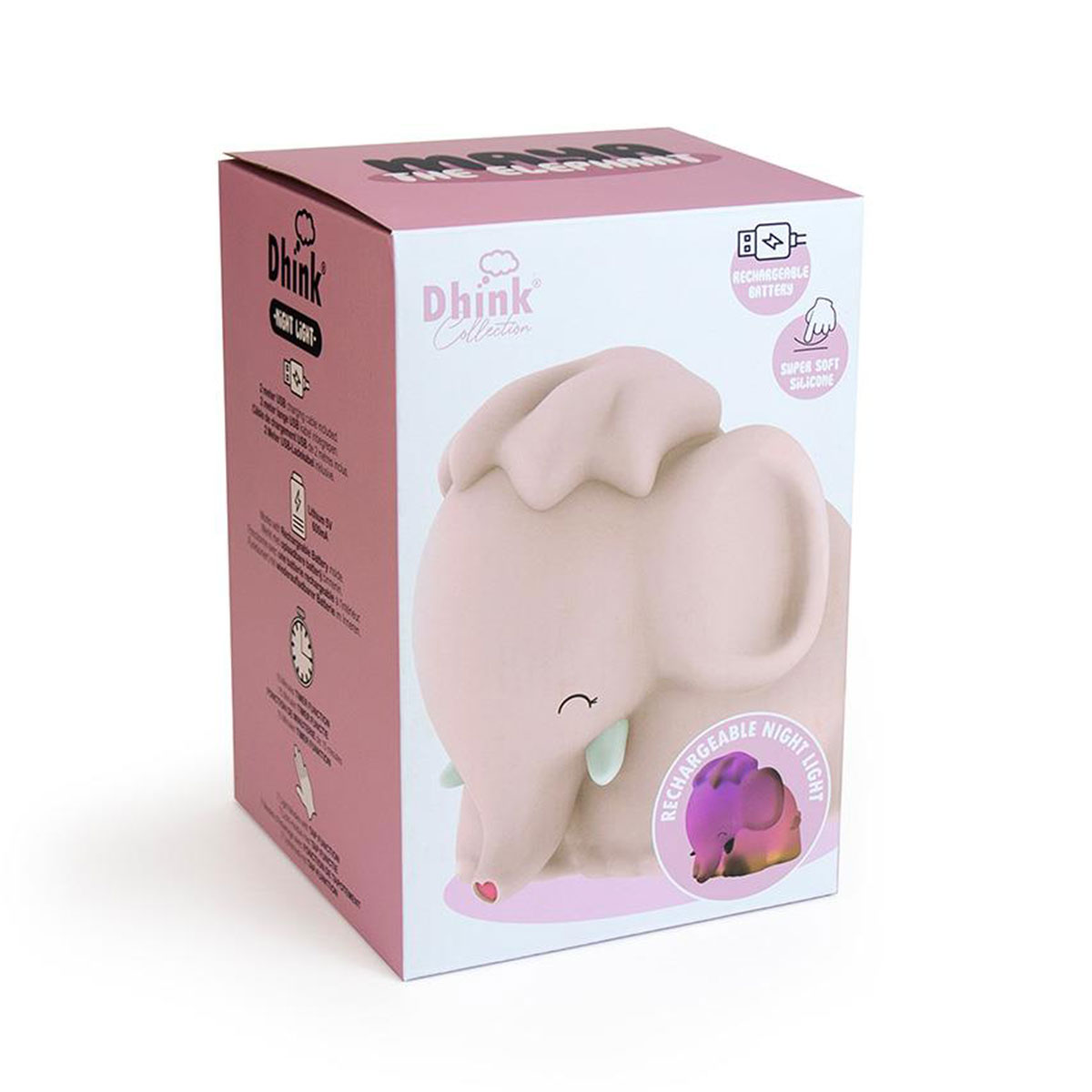 Veilleuse rechargeable souple Maya llphante