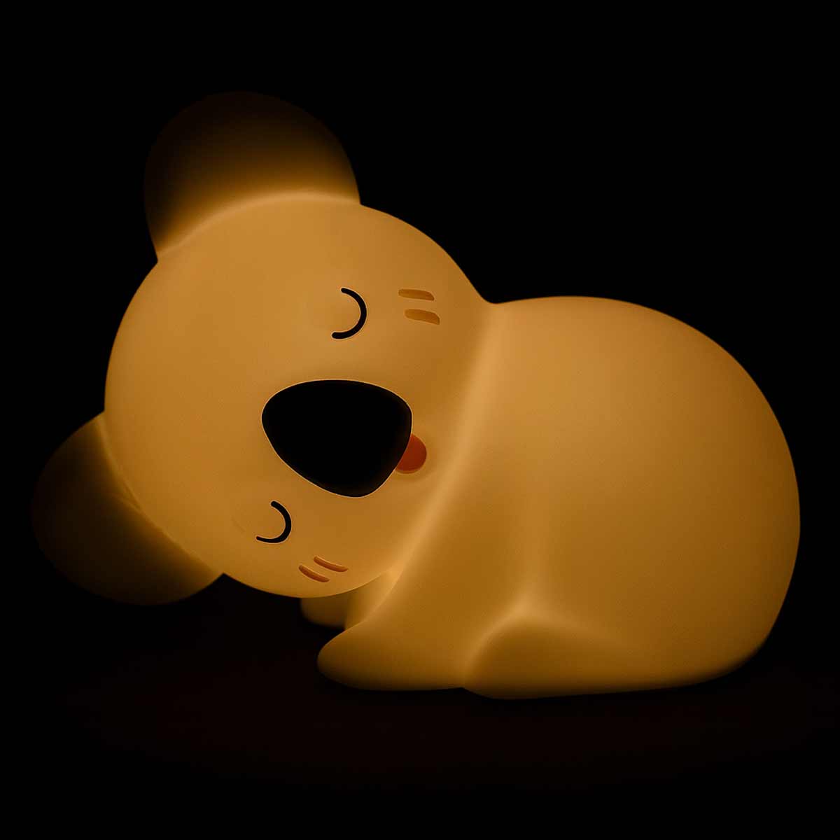 Veilleuse rechargeable souple Koko le Koala blanc