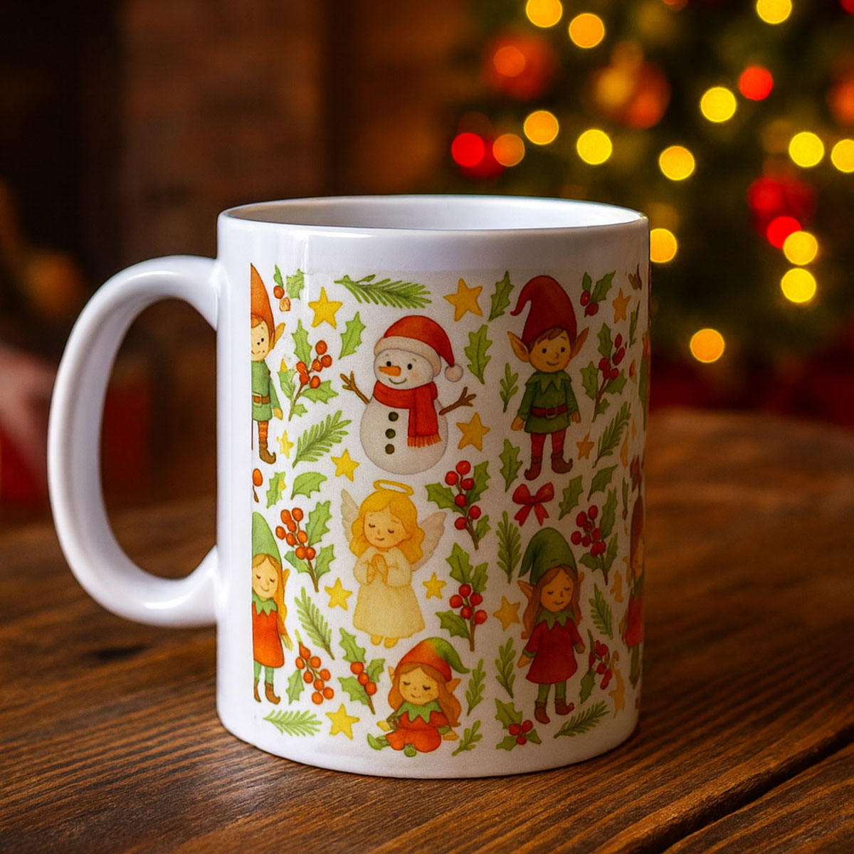 Mug lutins et anges  Collection Nol 325 ml