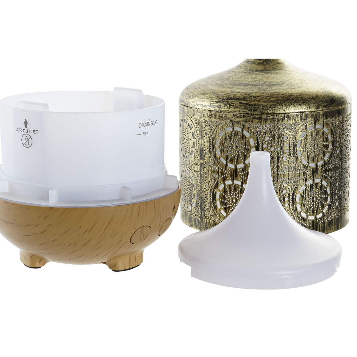 Diffuseur Huiles essentielles oriental Lumineux LED 18 cm