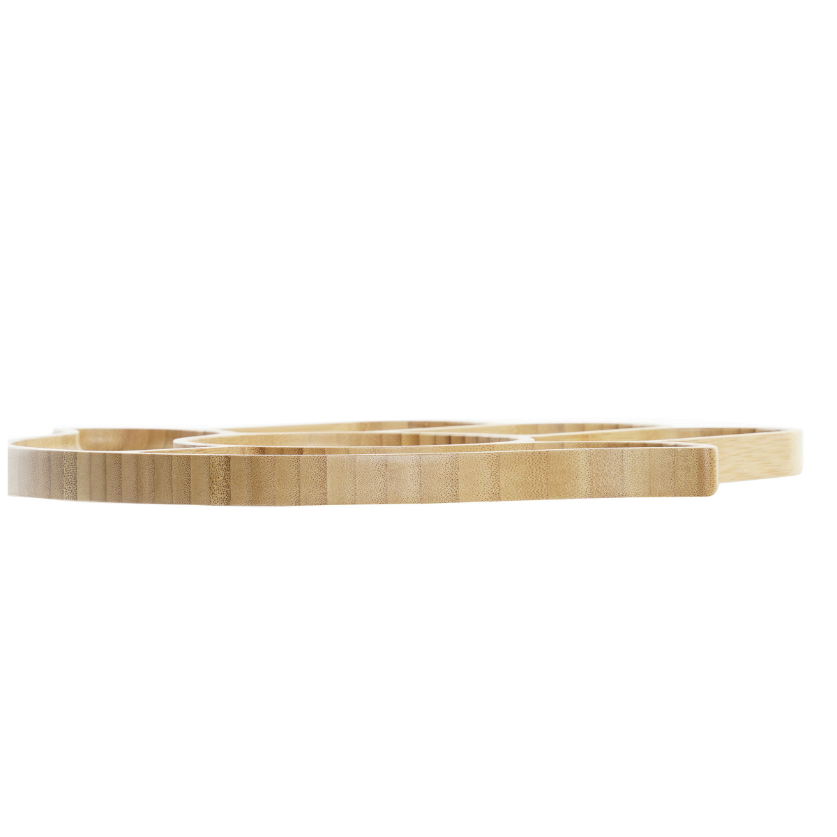 Plateau compatiment Main de Fatima en bois