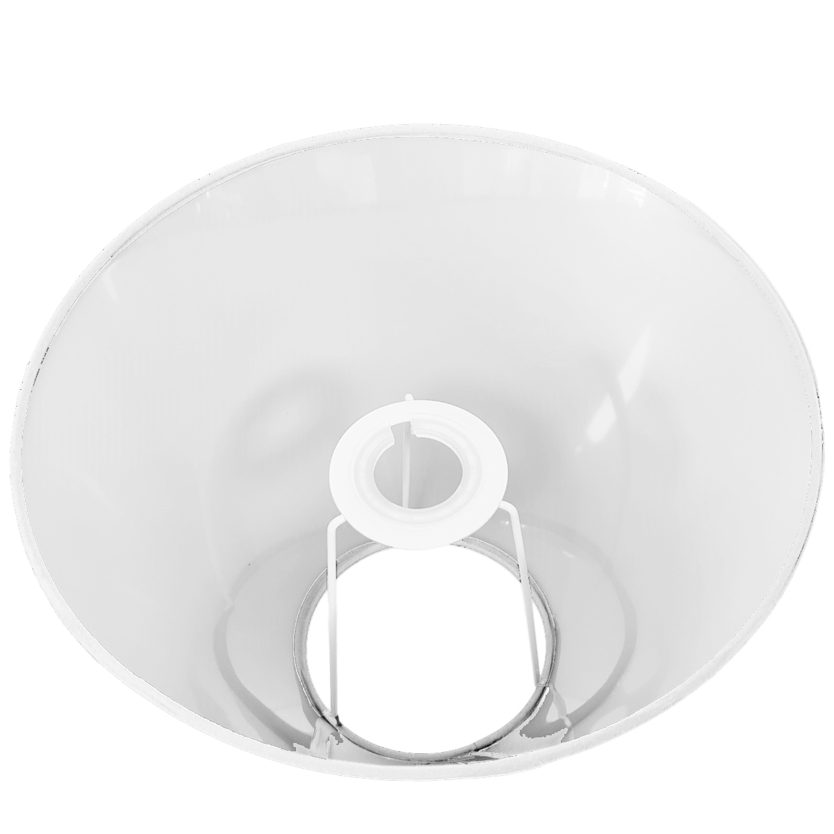 Abat-jour conique de couleur blanche - 30 cm