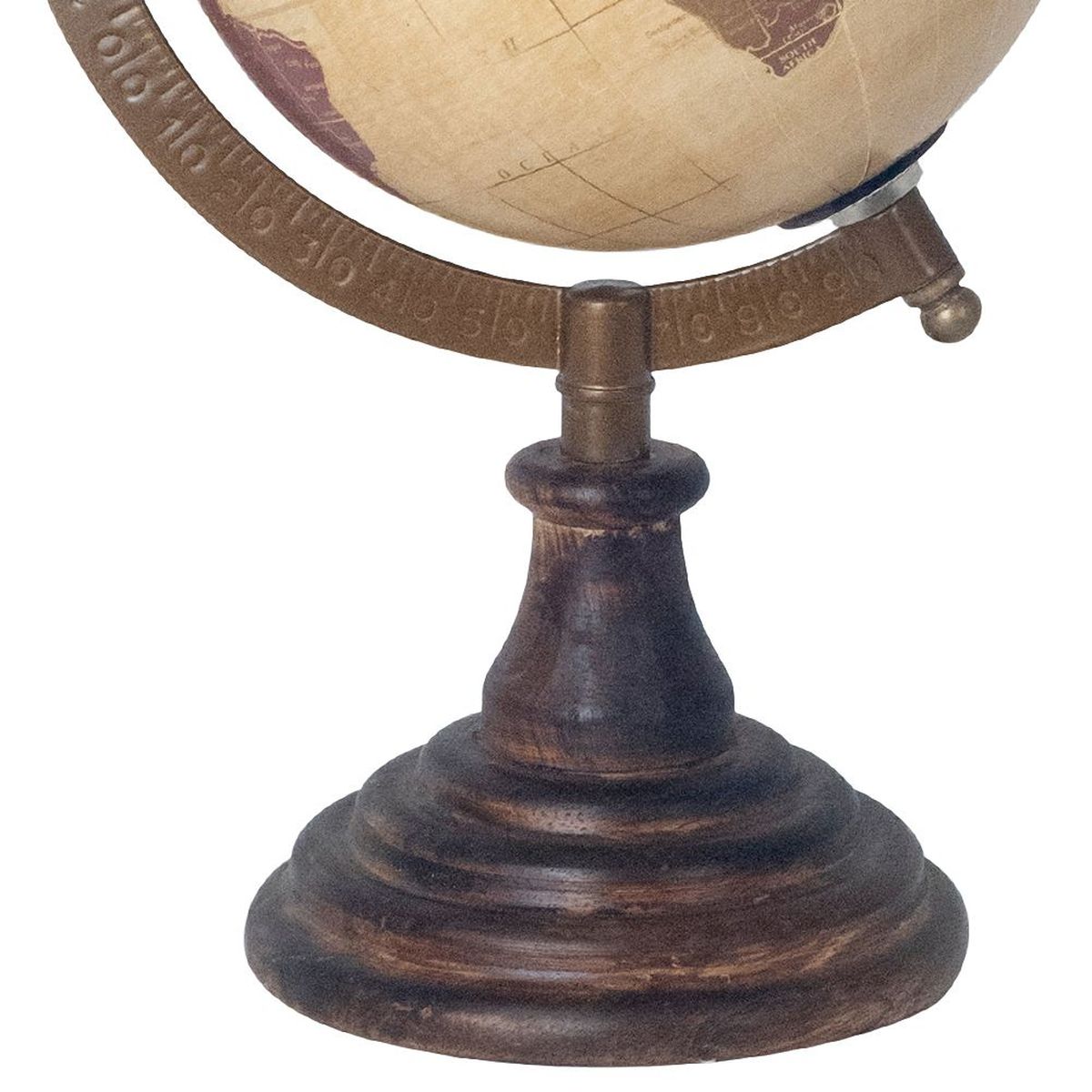 Globe Terrestre décoratif Blanc et noir 25 cm