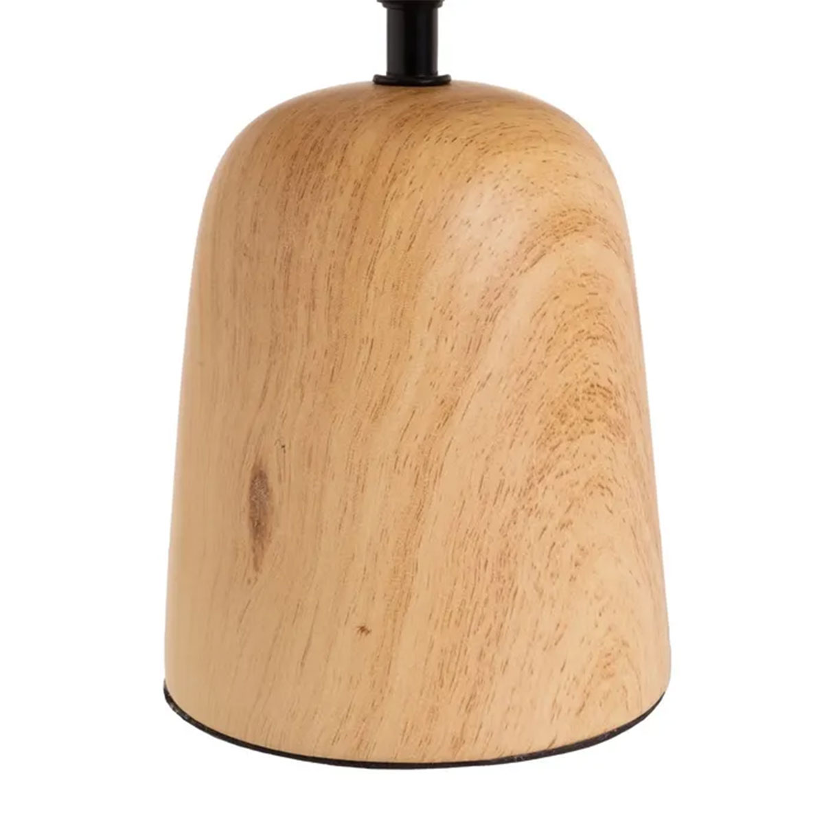 Lampe de table c�ramique naturelle et abat-jour beige 34 cm