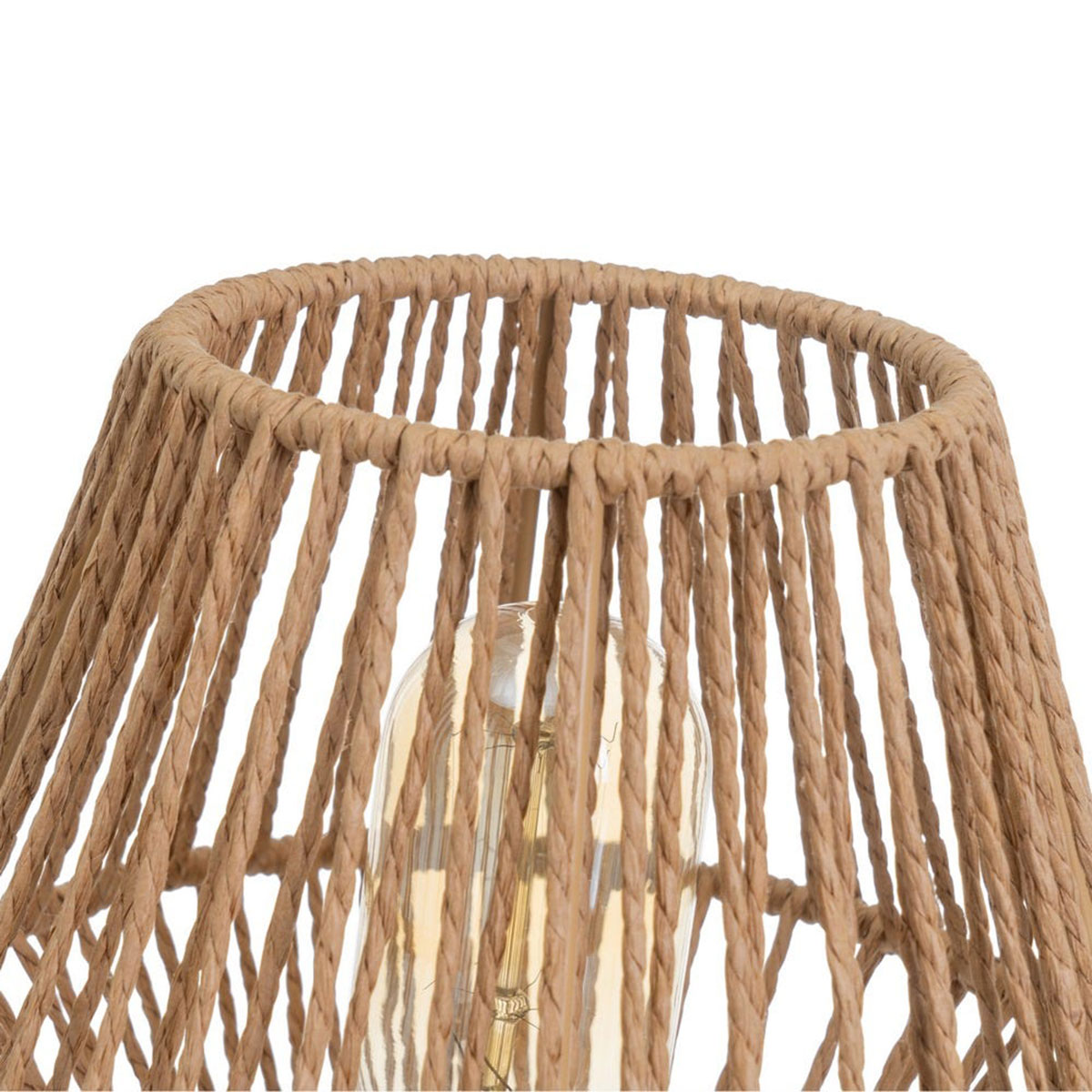 Lampe � poser en fibre de papier naturel 20 cm