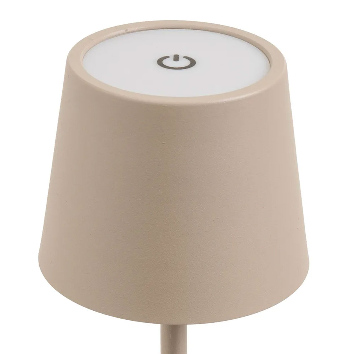 Lampe LED sans fil greige tactile 27 cm rechargeable USB