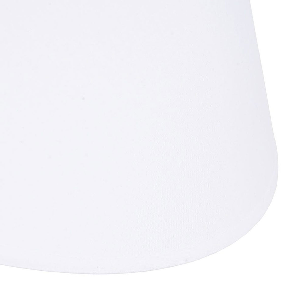 Abat-jour conique blanc � Hauteur 18,5 cm
