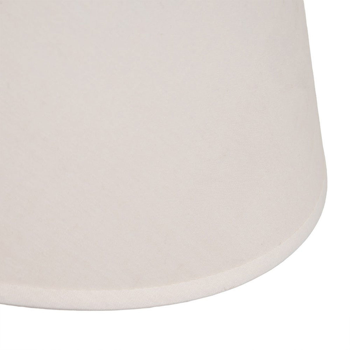 Abat-jour conique beige � Hauteur 17,5 cm