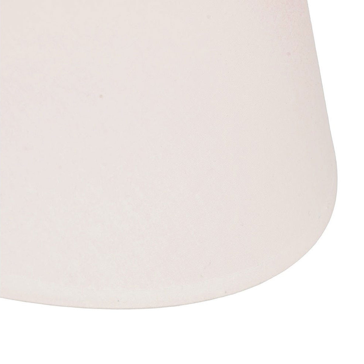 Abat-jour conique beige � Hauteur 18,5 cm